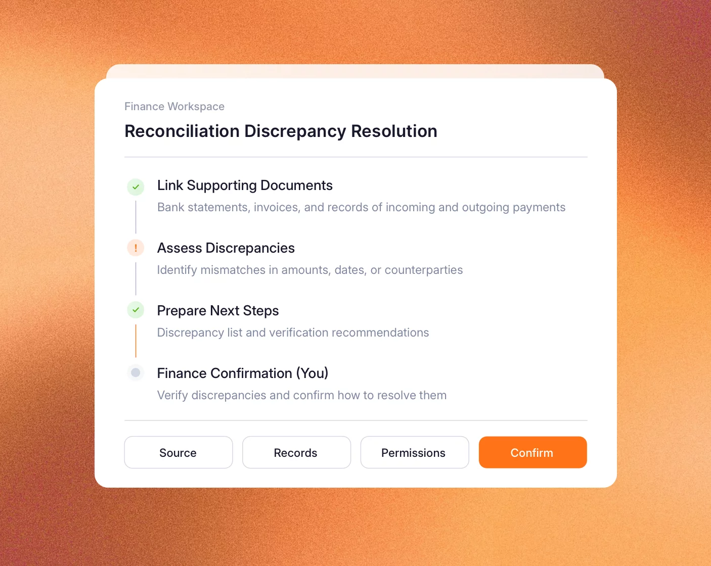 Mr. AI evidence, audit trail, and approval interface