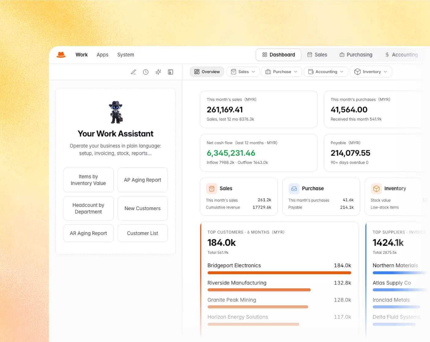 Mr. AI apps and automation interface